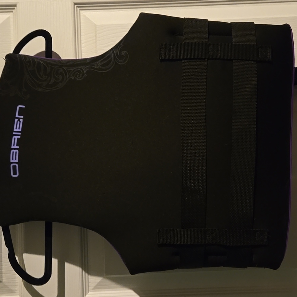 O'Brien Black and Purple Life Vest Size Small - Picture 2 of 2